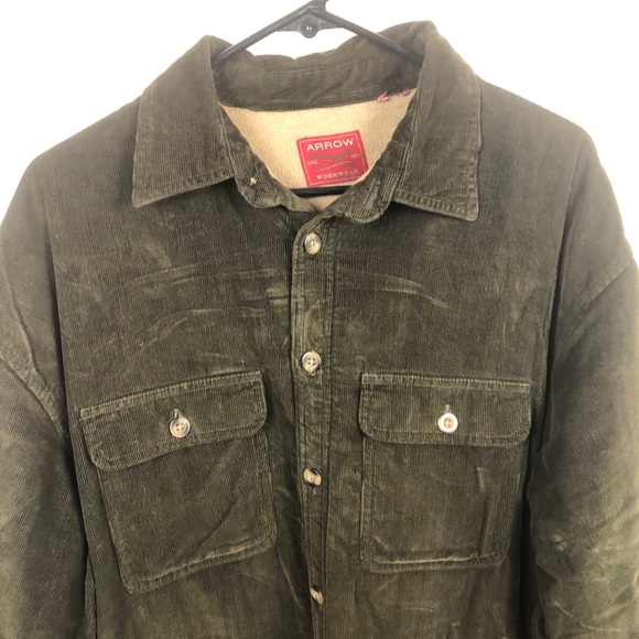 Arrow Workwear Corduroy Jacket Size Xl 